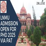 LNMU Admission Open For PhD 2025 Via PAT